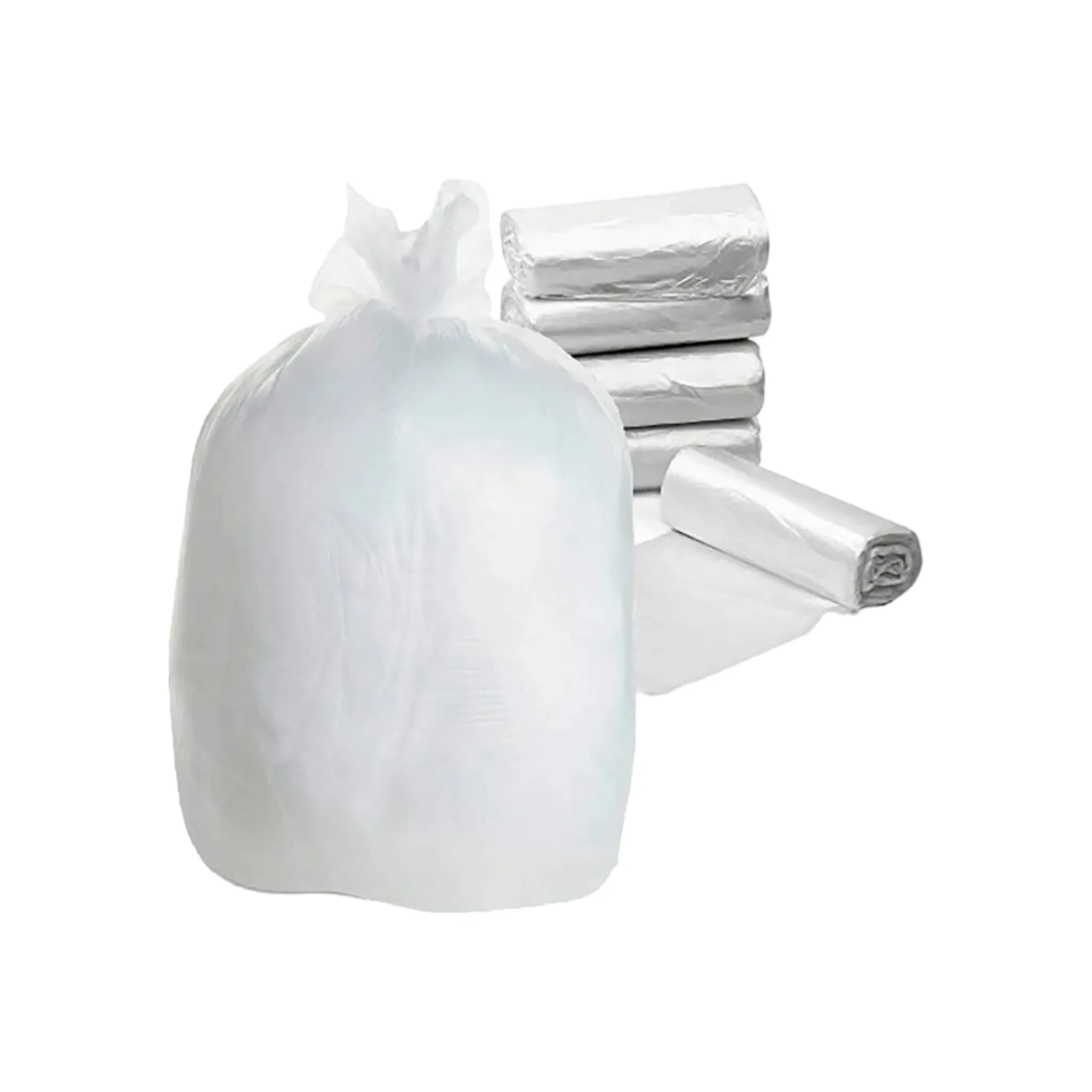 210L Clear Refuse Bag 1200/800x1520mm 120microns LDPE-Virgin