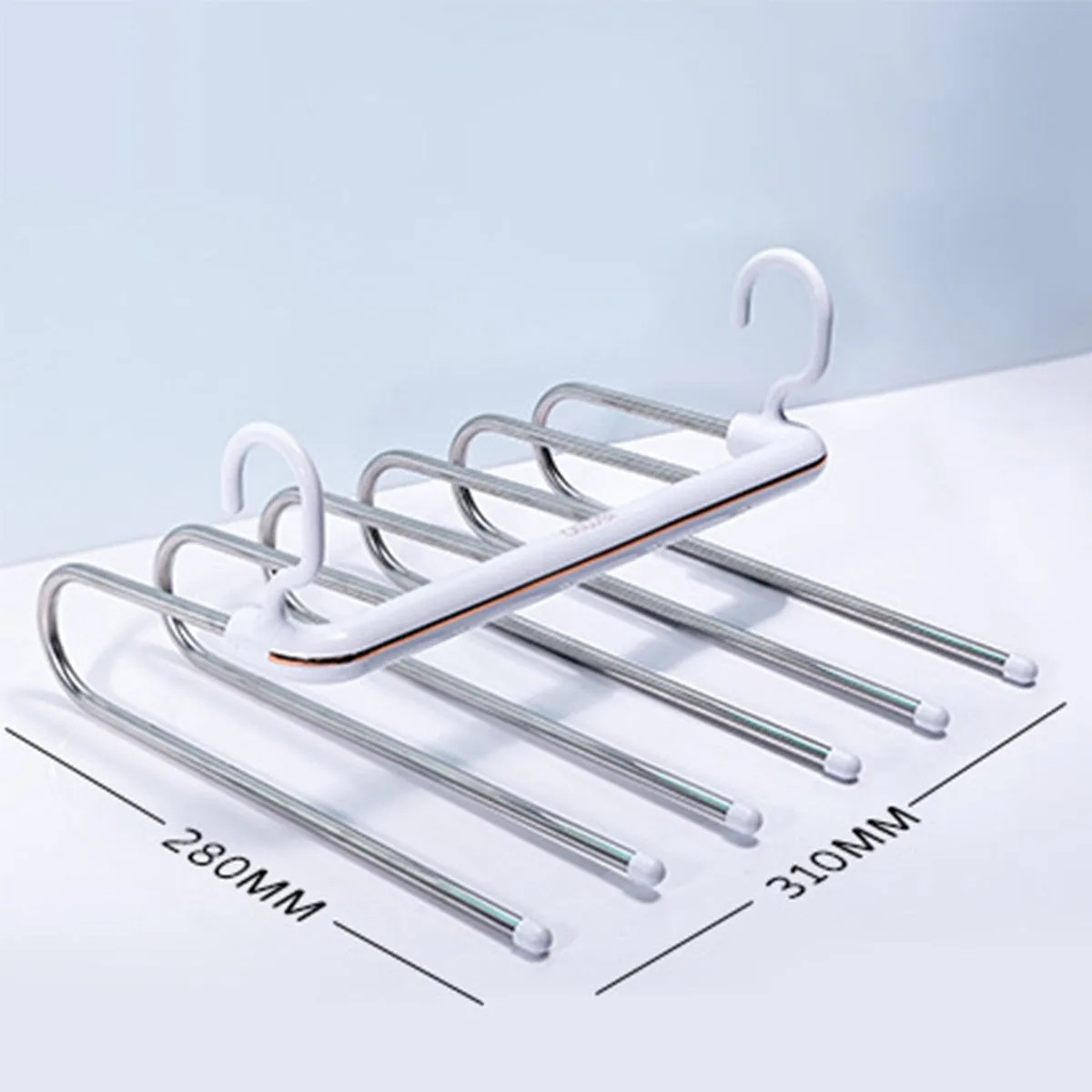 6-Layer Extendable Folding Pants Hanger, HG0096