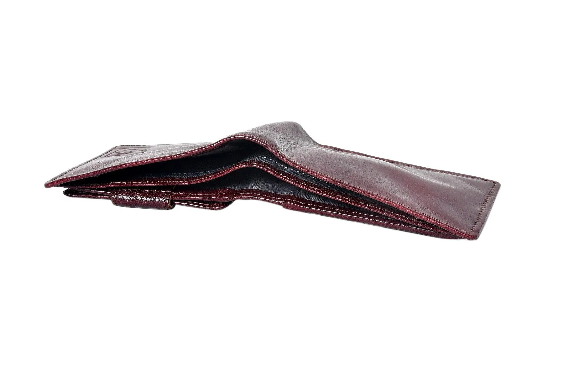 Celtic Burgundy Color Pure Leather Wallet For Men, Art:- LA-1392