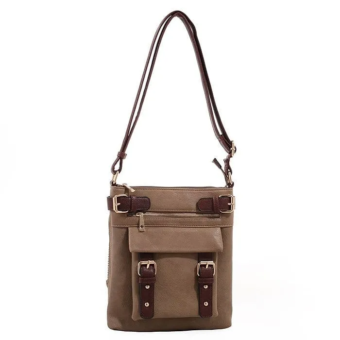 DSC98535LK Women's Concealed Carry Locking Purse Crossbody