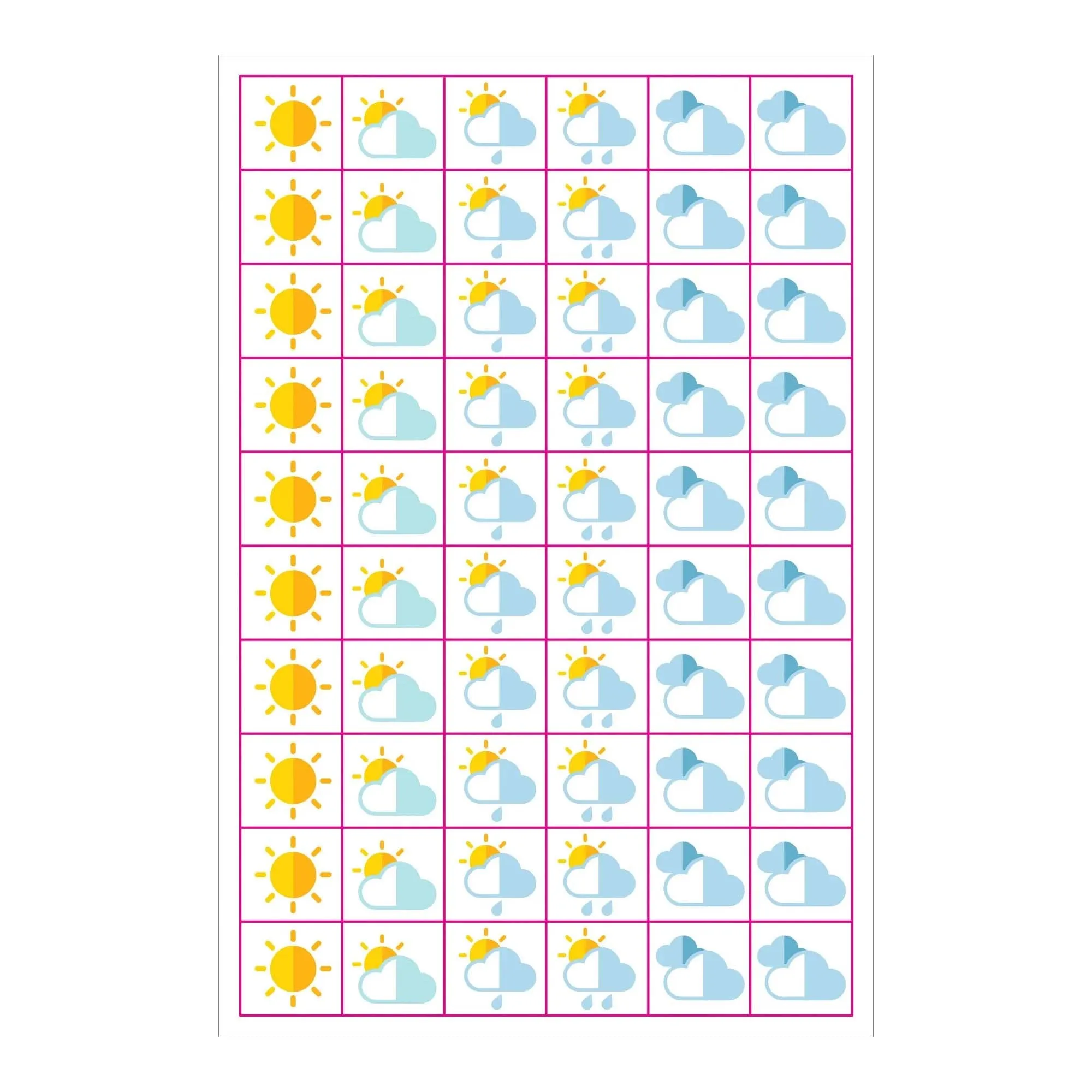 Essentials Weather Planner Stickers