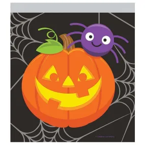 Halloween Pumpkin and Spider Favor Bags