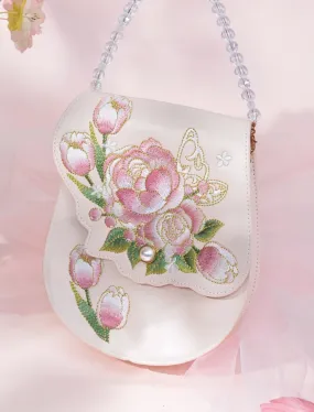 Handbag for Hanfu & Cheongsam - Pink Lilies