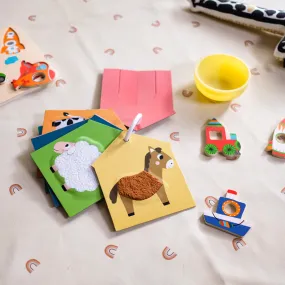 Janod Tactile Cards Farm