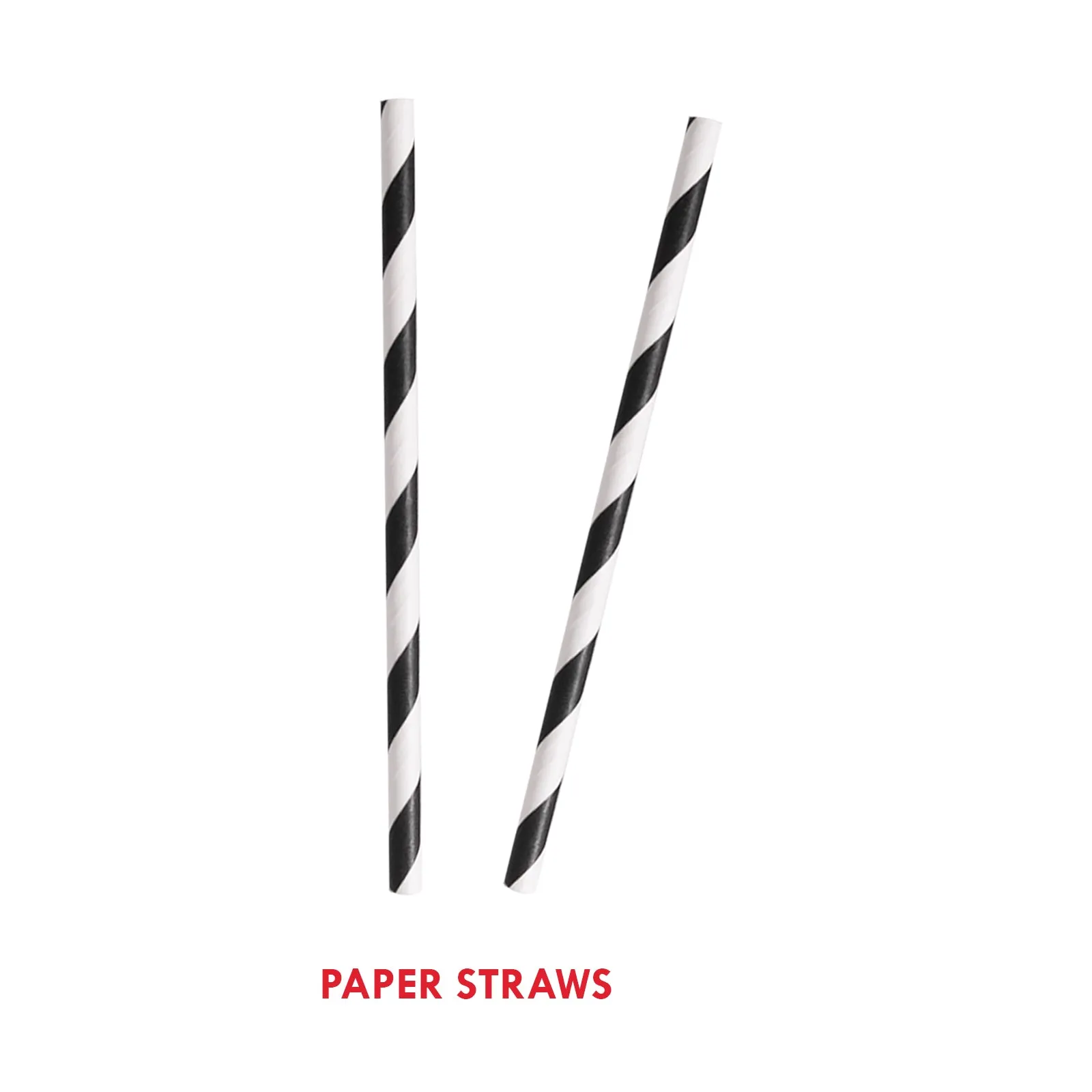 Karate Party Supplies - Treat Bags with Striped Paper Straws for 12 Guests