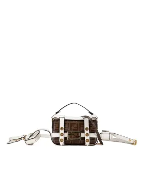 Mini Zucca Cage Baguette Satchel with Multiple Straps