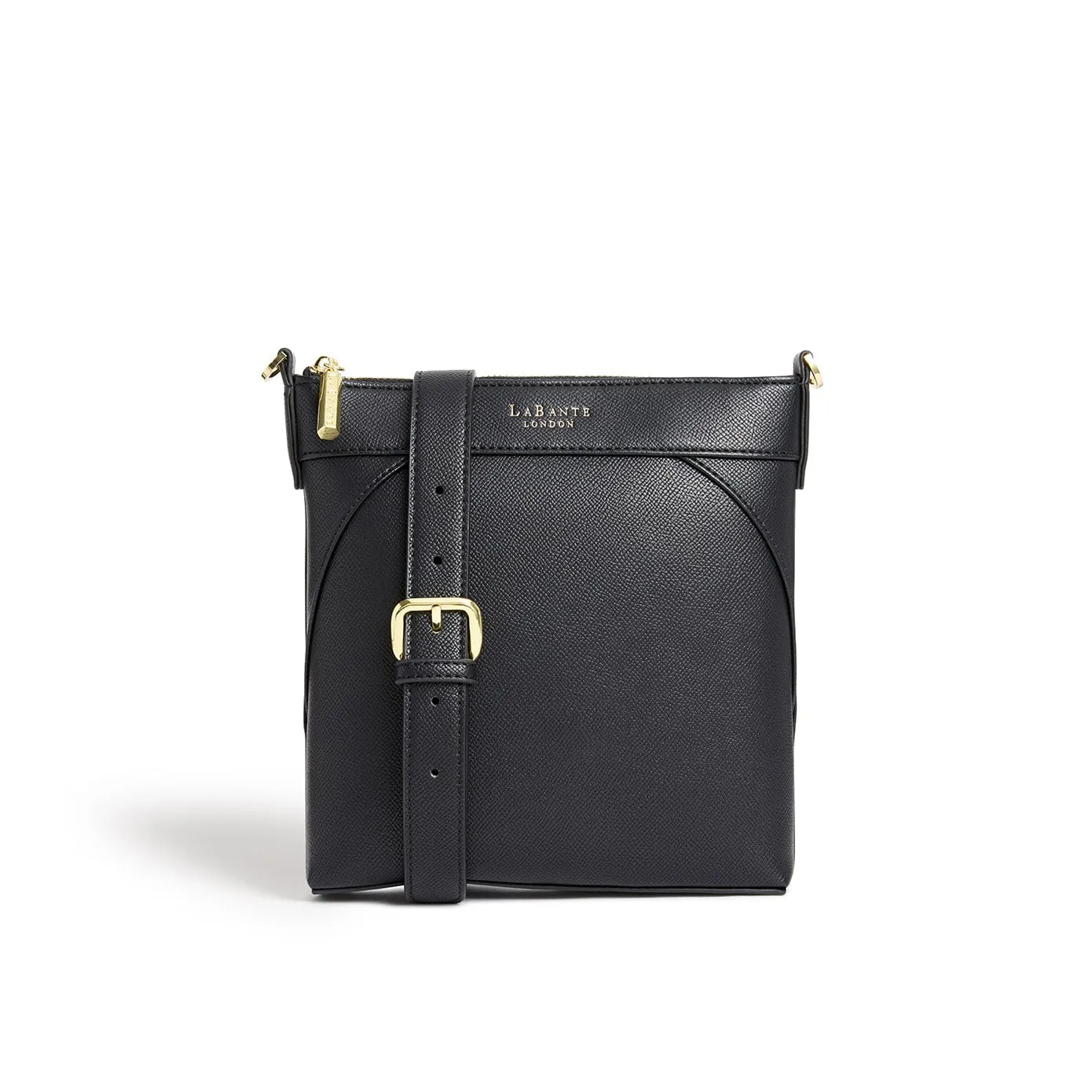 Raven Black Vegan Crossbody Bag