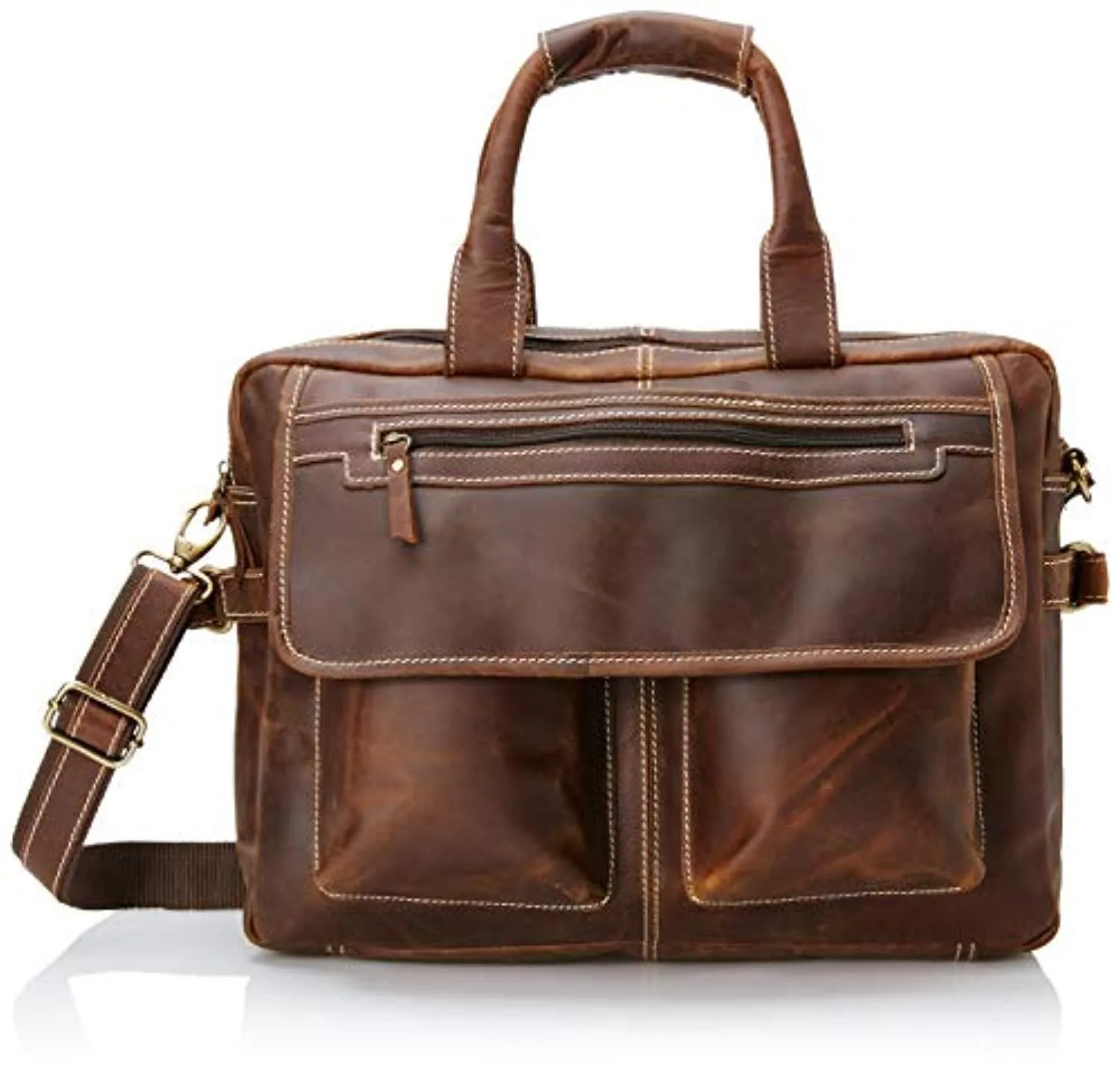 Shark Classic Leather Laptop Bag