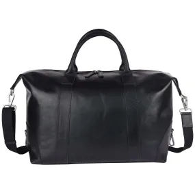 Stylish Black Duffle Bag: 28cm x 44cm x 22cm Dimensions