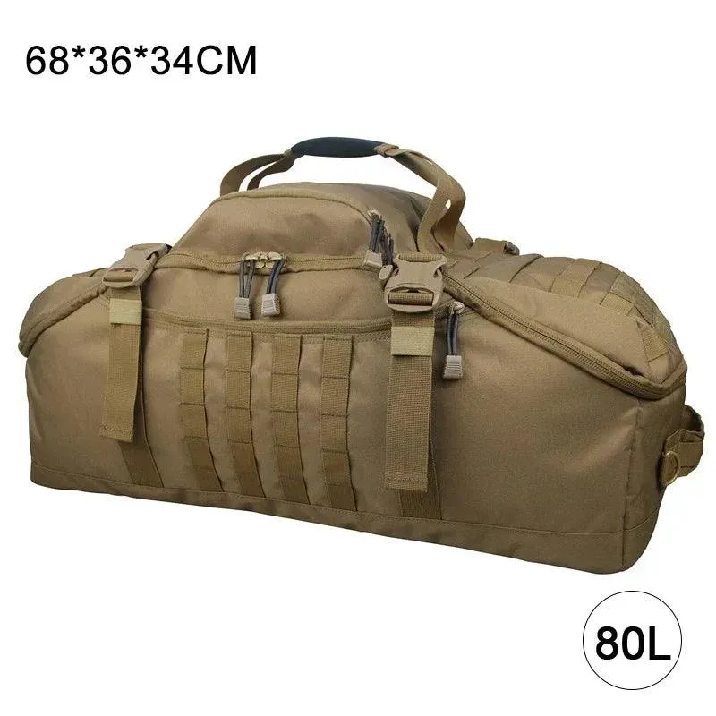 Tactical Duffel Bag - Waterproof, Adjustable Strap