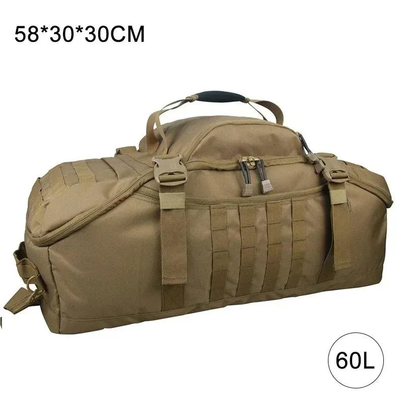 Tactical Duffel Bag - Waterproof, Adjustable Strap