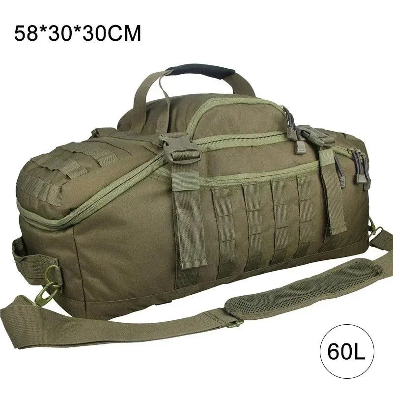 Tactical Duffel Bag - Waterproof, Adjustable Strap