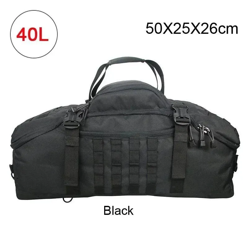 Tactical Duffel Bag - Waterproof, Adjustable Strap