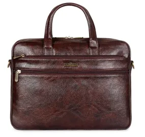 THE CLOWNFISH Axel Laptop Messenger Bag for 15.6 inch laptops - Mahogany